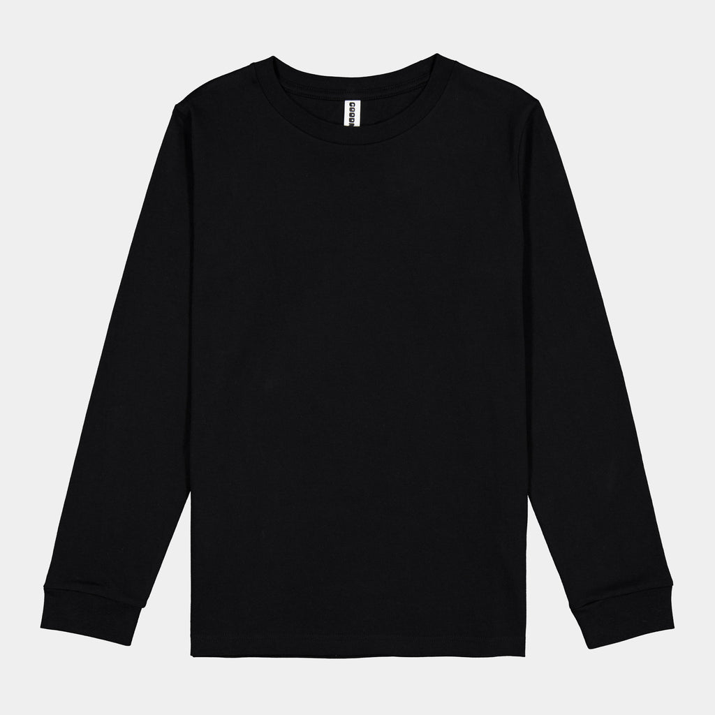 Black Youth Basis Long Sleeve Tee
