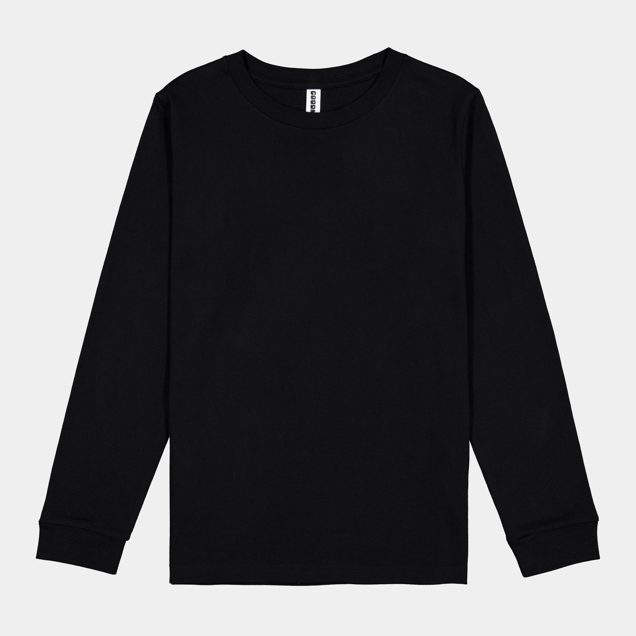 Black Youth Basis Long Sleeve Tee