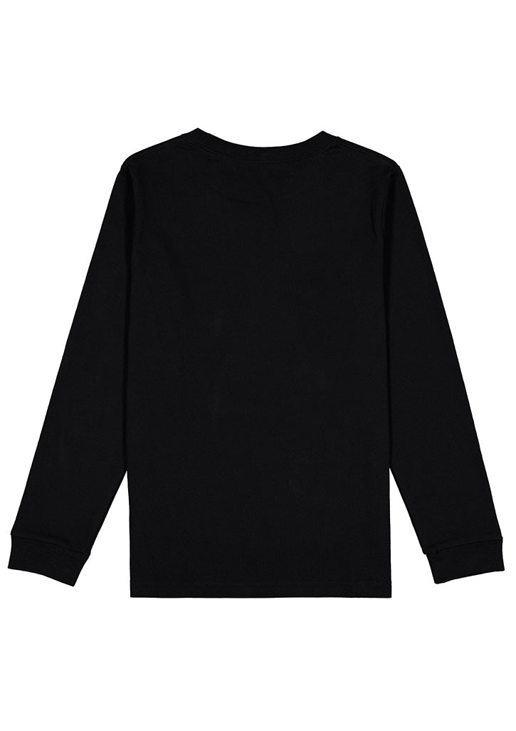 Black Basis Youth Long Sleeve Tee