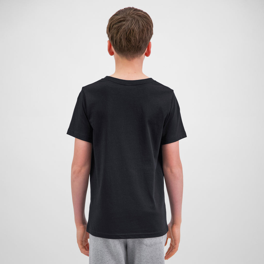 Black Youth Basis Short Sleeve Tee
