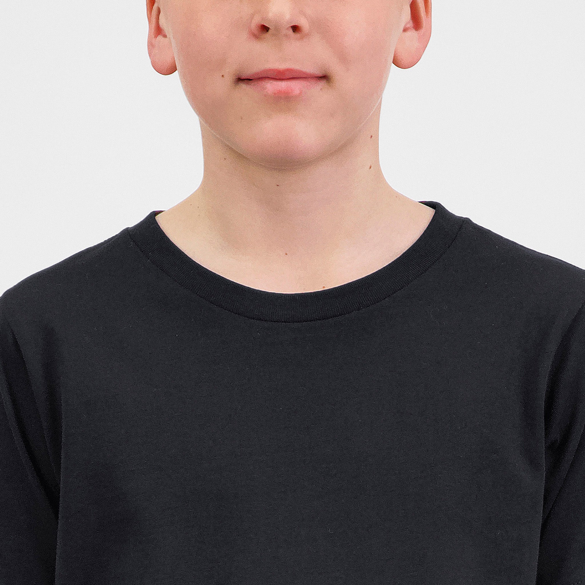 Black Youth Basis Short Sleeve Tee