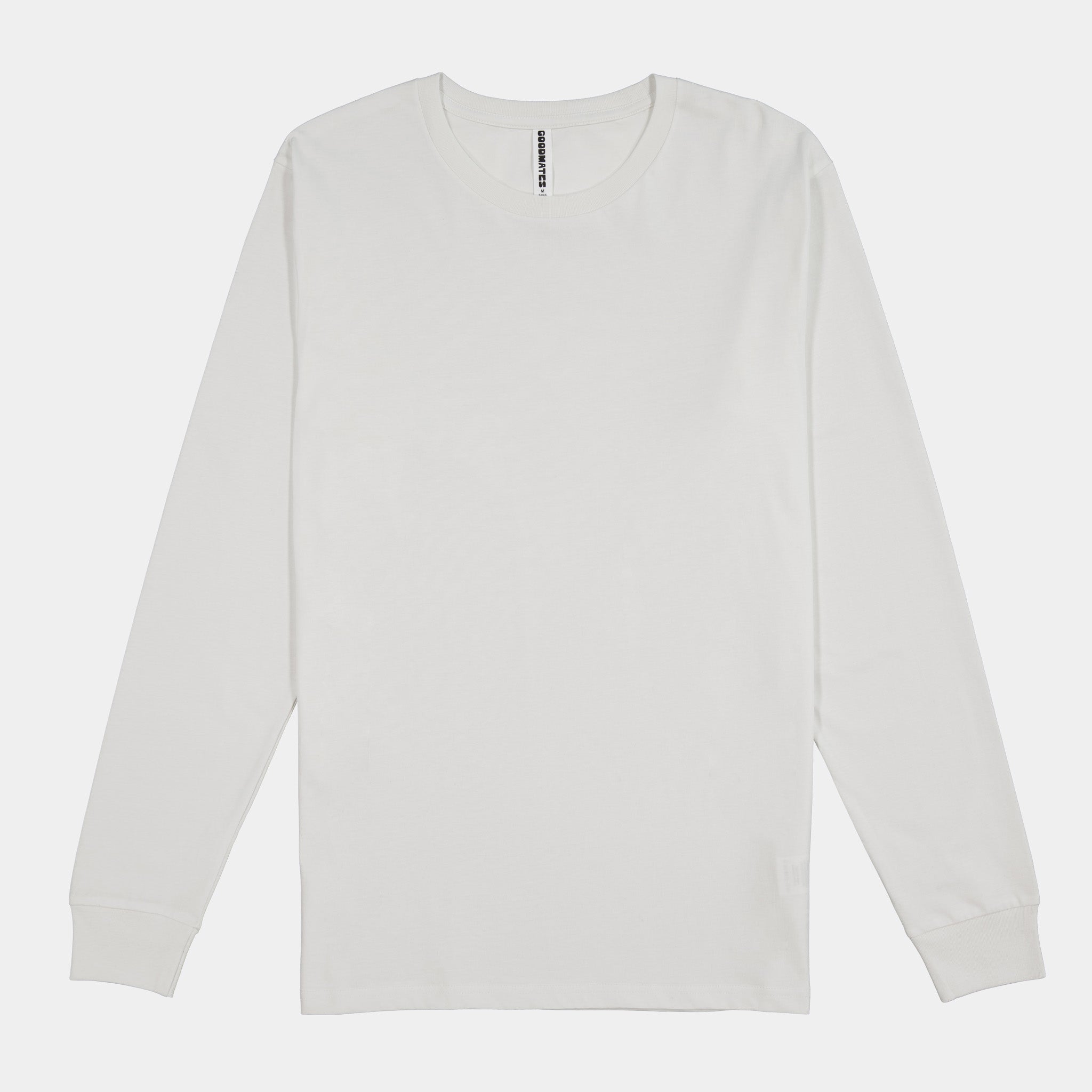 Ecru Mens Basis Long Sleeve Tee