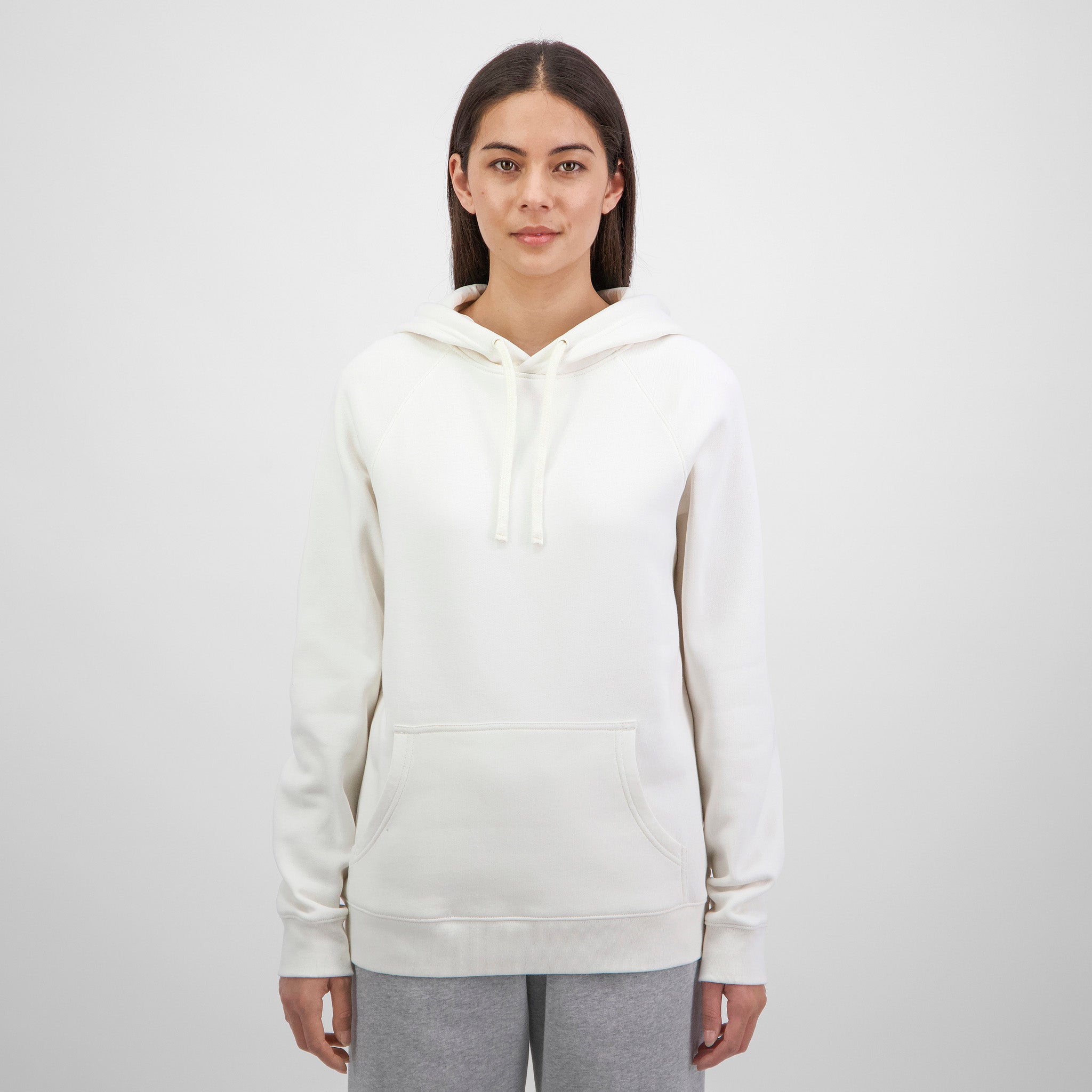 Ecru Womens Basis Hoodie
