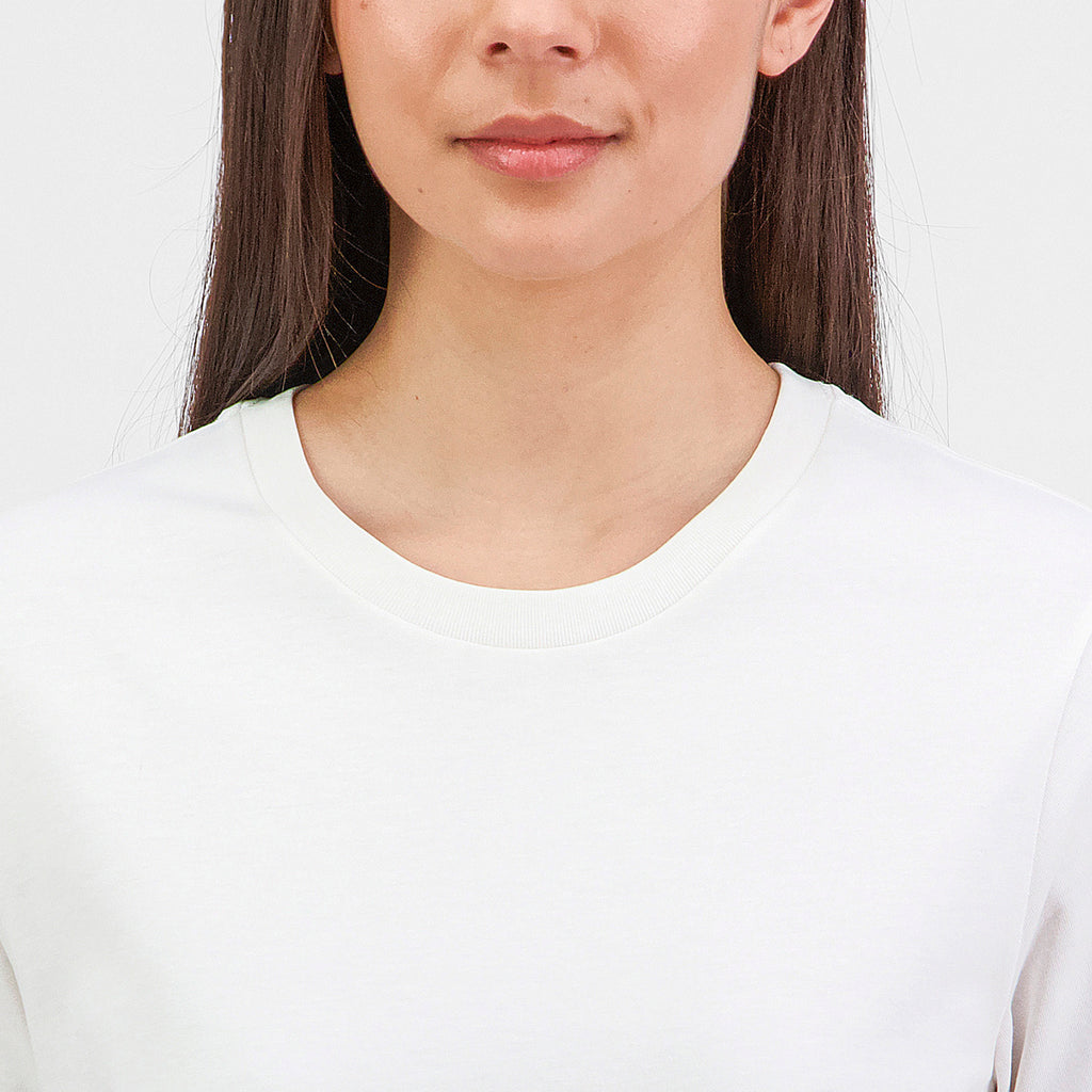 Ecru Womens Basis Short Sleeve Tee