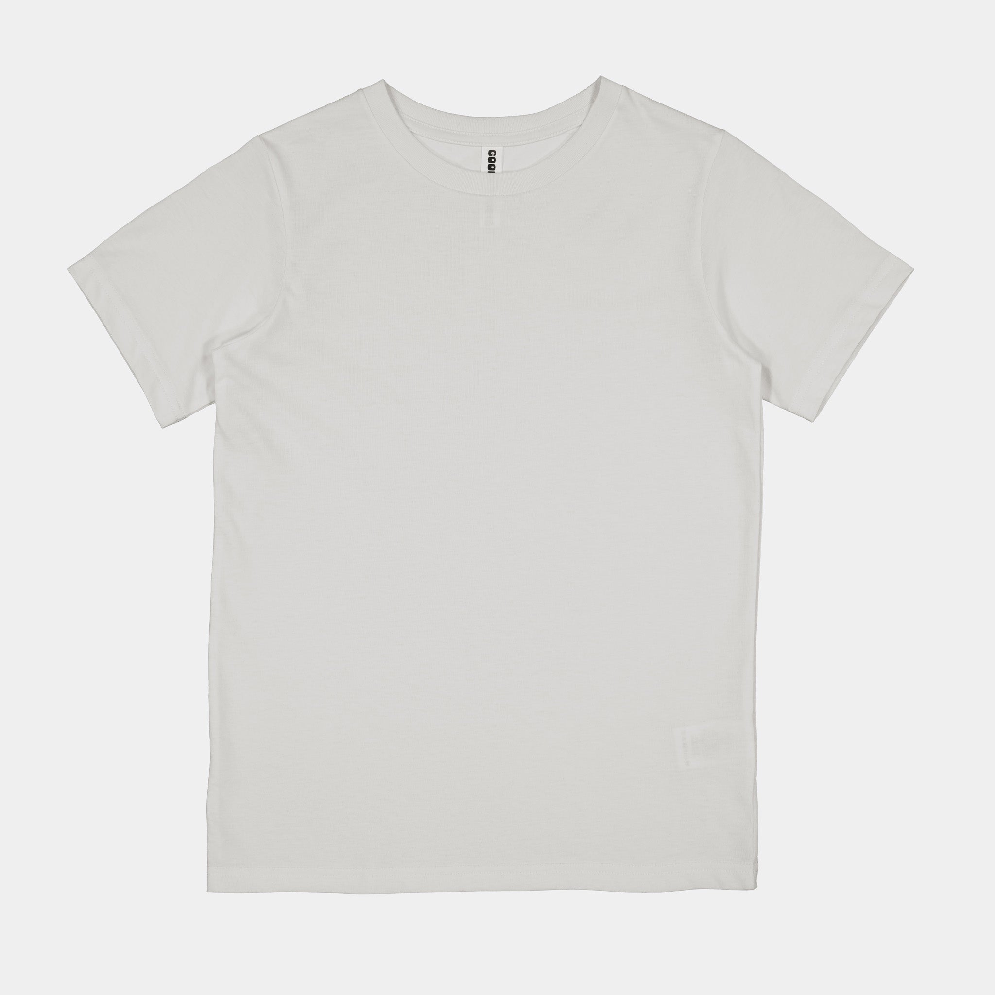 Ecru Youth Basis Short Sleeve Tee