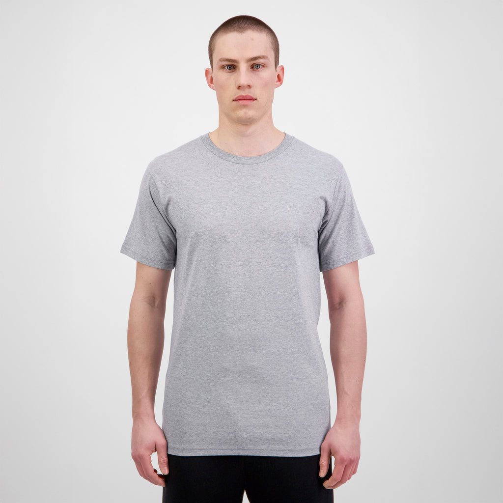 Grey Marle Mens Basis Short Sleeve Tee