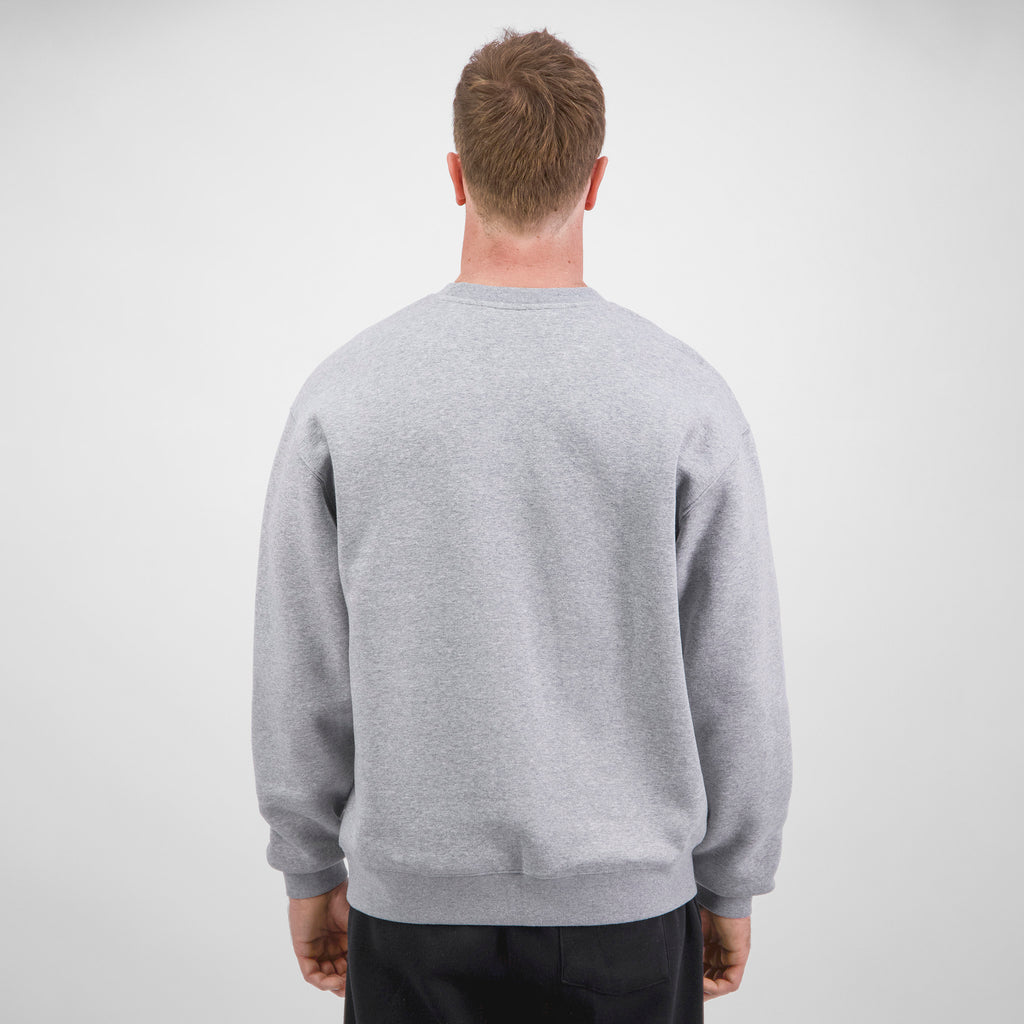 Grey Marle Mens Everyday Crew Sweatshirt