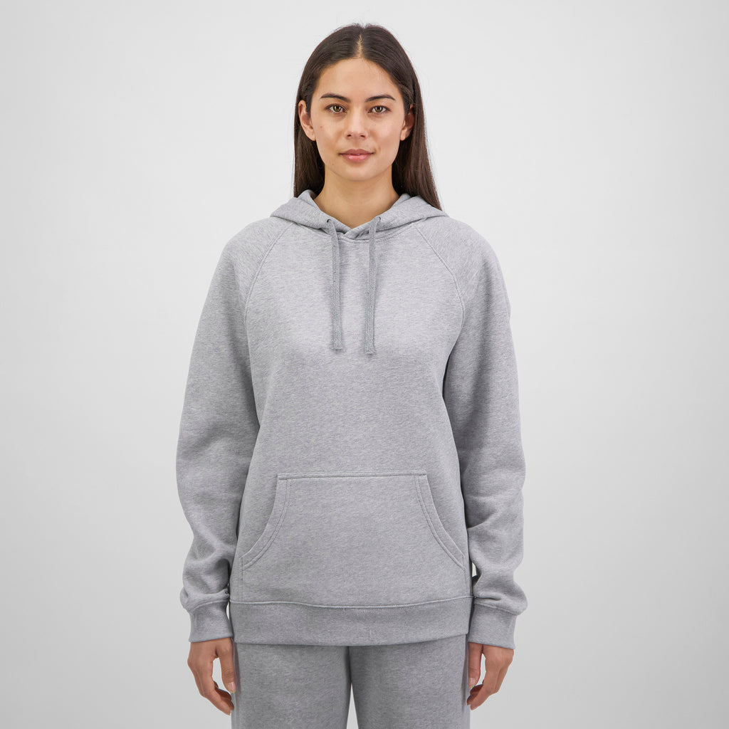 Grey Marle Womens Basis Hoodie