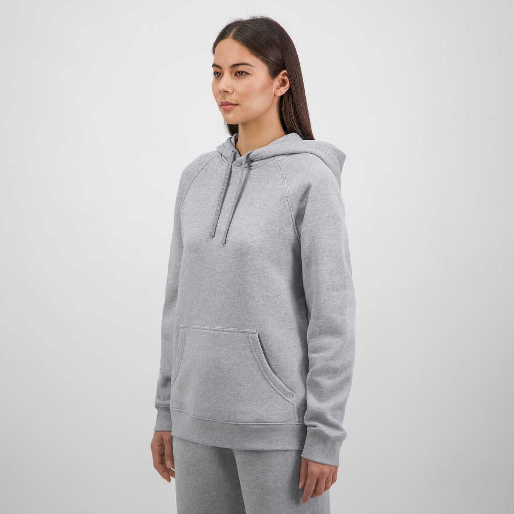 Grey Marle Womens Basis Hoodie