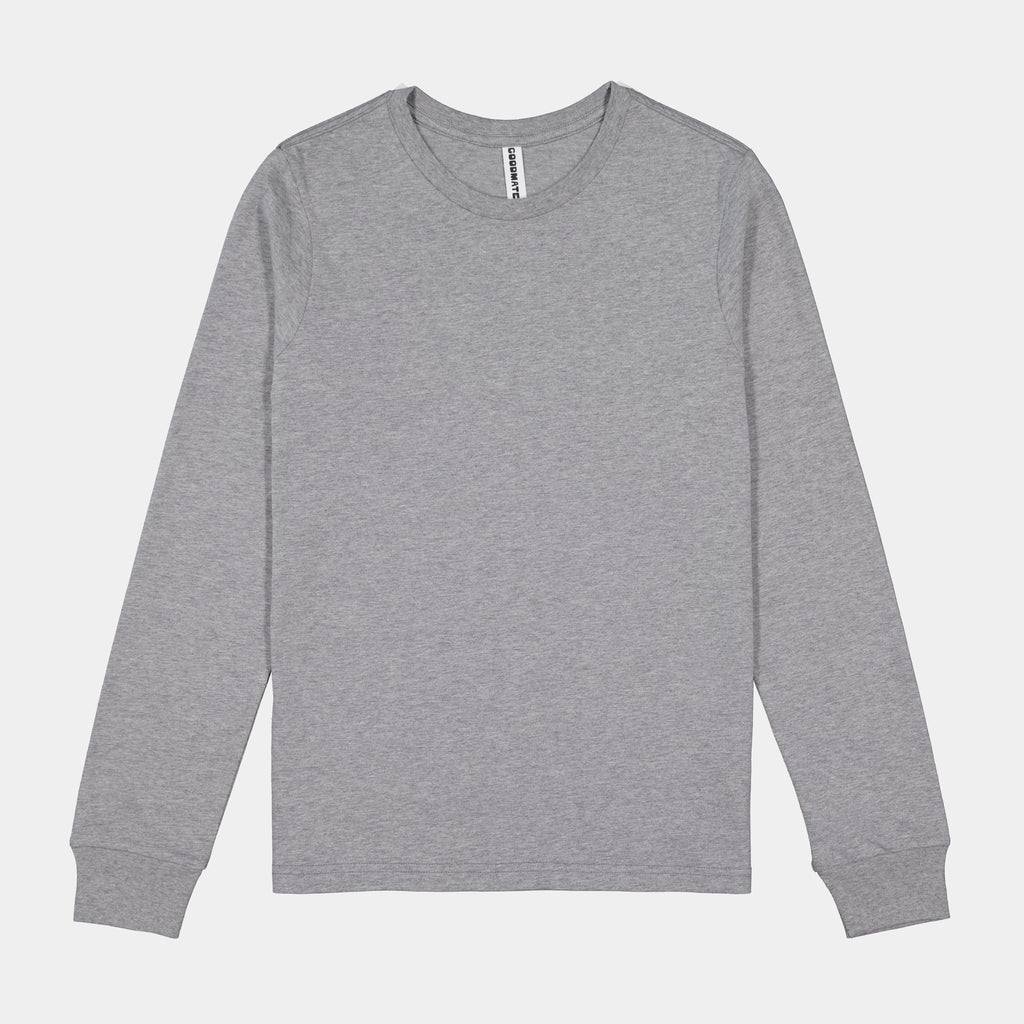 Grey Marle Womens Basis Long Sleeve Tee