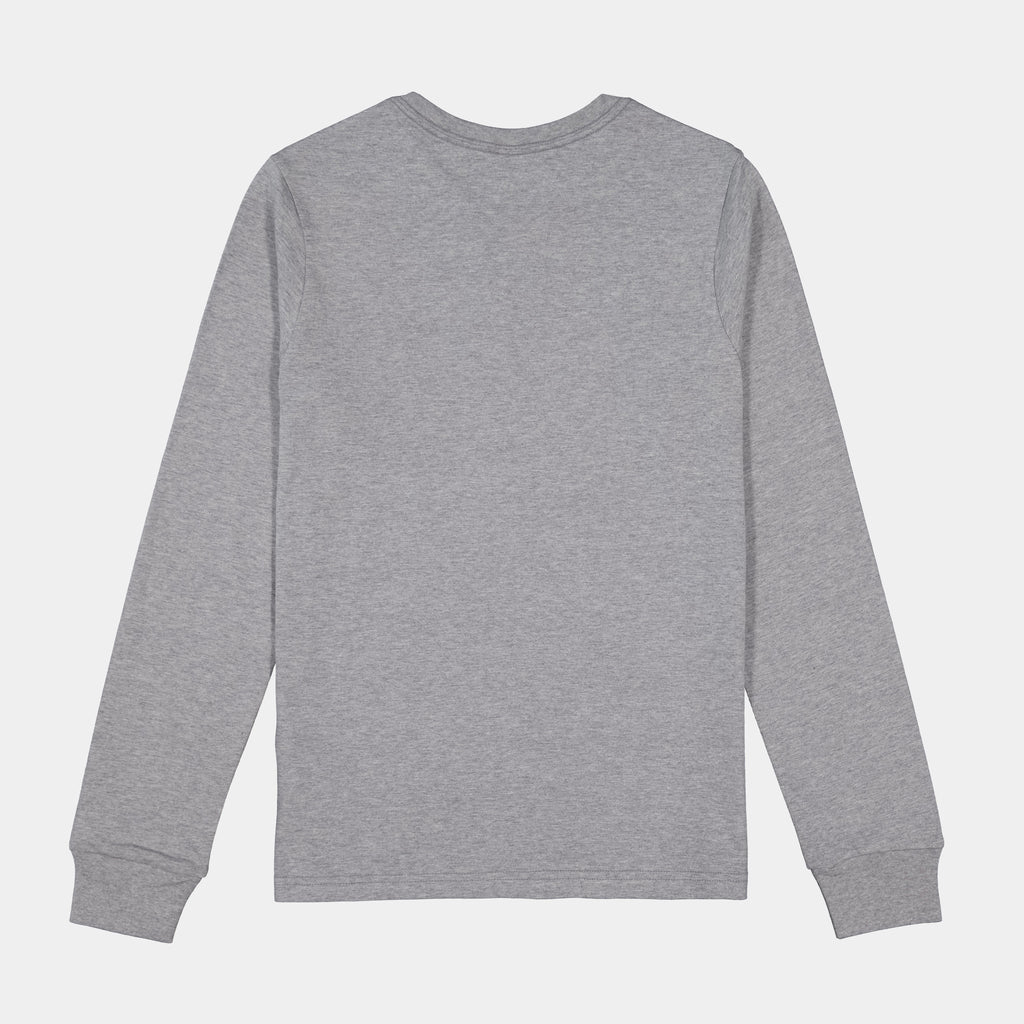 Grey Marle Womens Basis Long Sleeve Tee
