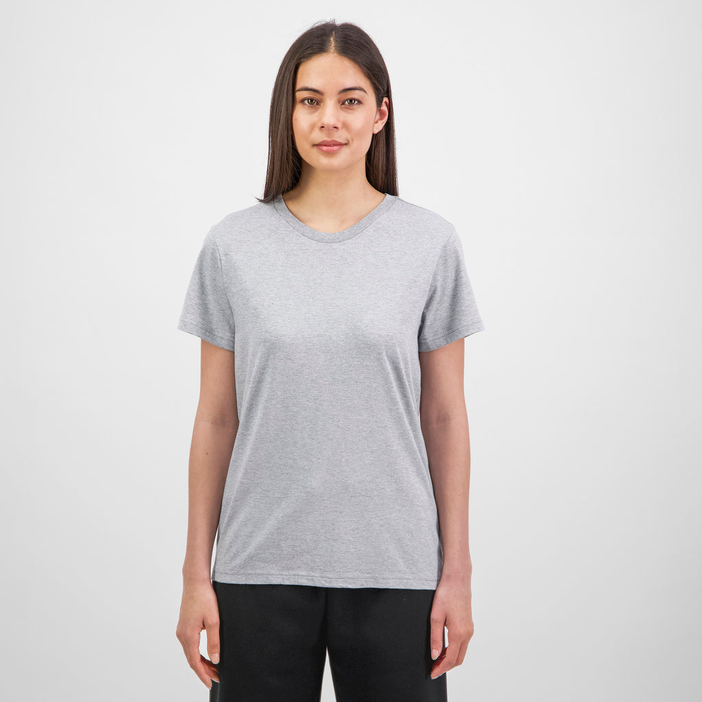 Grey Marle Womens Basis Short Sleeve Tee