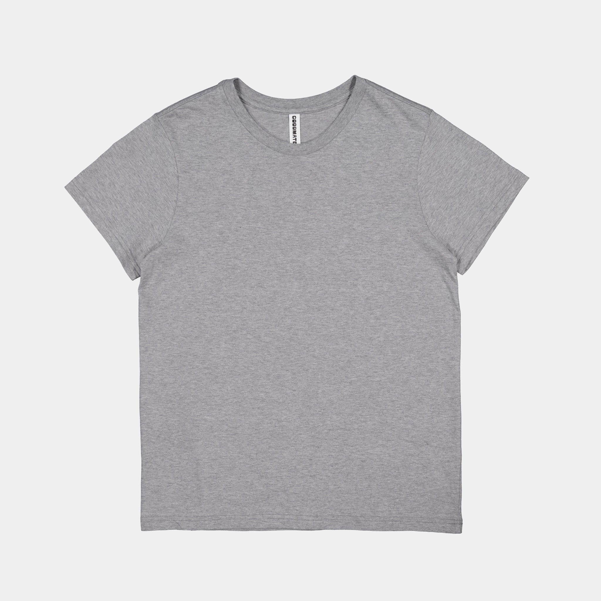 Grey Marle Womens Basis Short Sleeve Tee