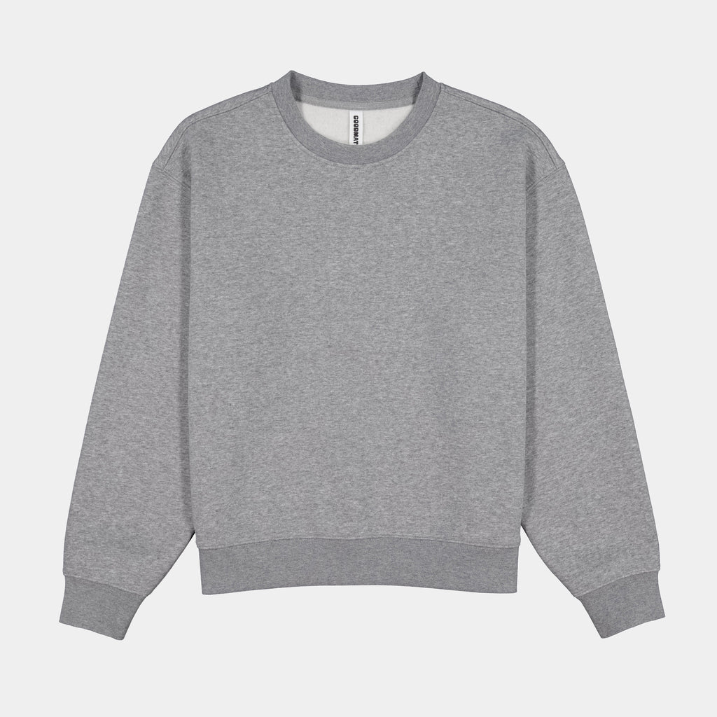 Grey Marle Womens Everyday Crew Sweatshirt