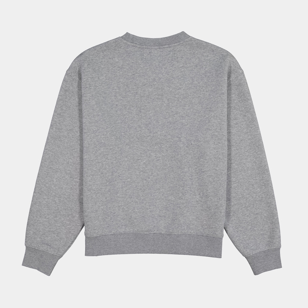 Grey Marle Womens Everyday Crew Sweatshirt