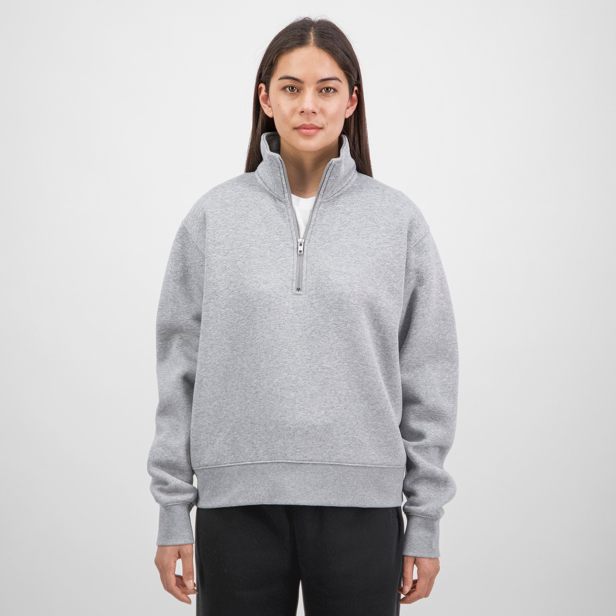 Grey Marle Womens Everyday 1/4 Zip
