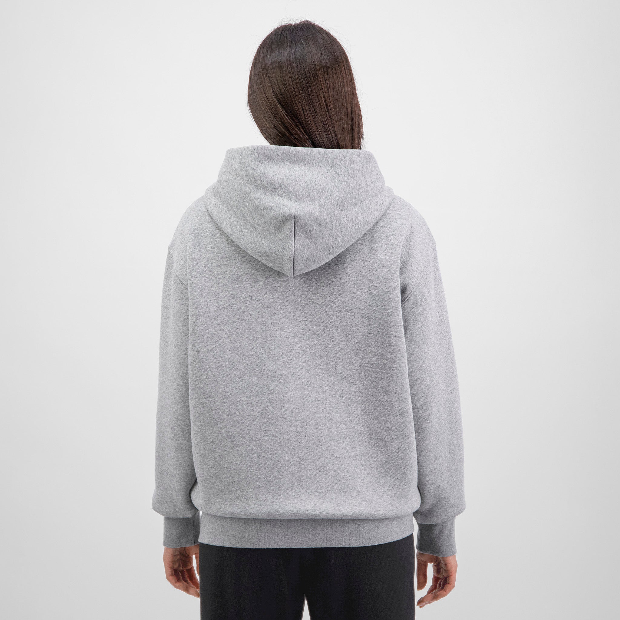 Grey Marle Womens Everyday Zip Hoodie