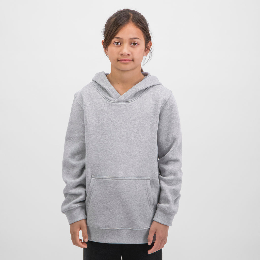 Grey Marle Youth Basis Hoodie