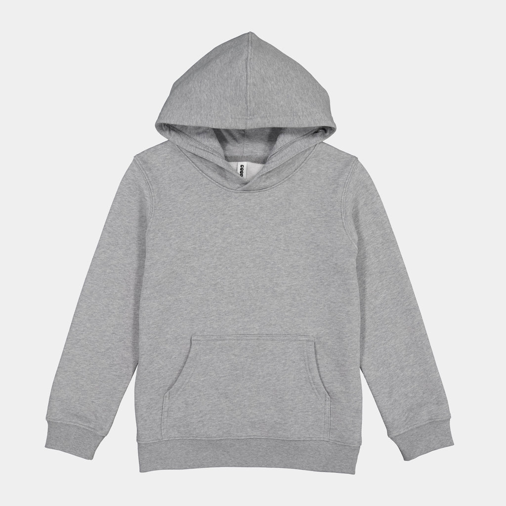 Grey Marle Youth Basis Hoodie