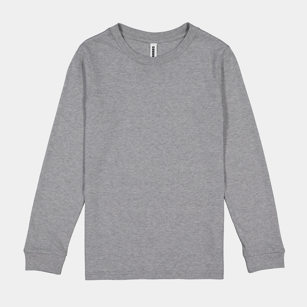 Grey Marle Youth Basis Long Sleeve Tee