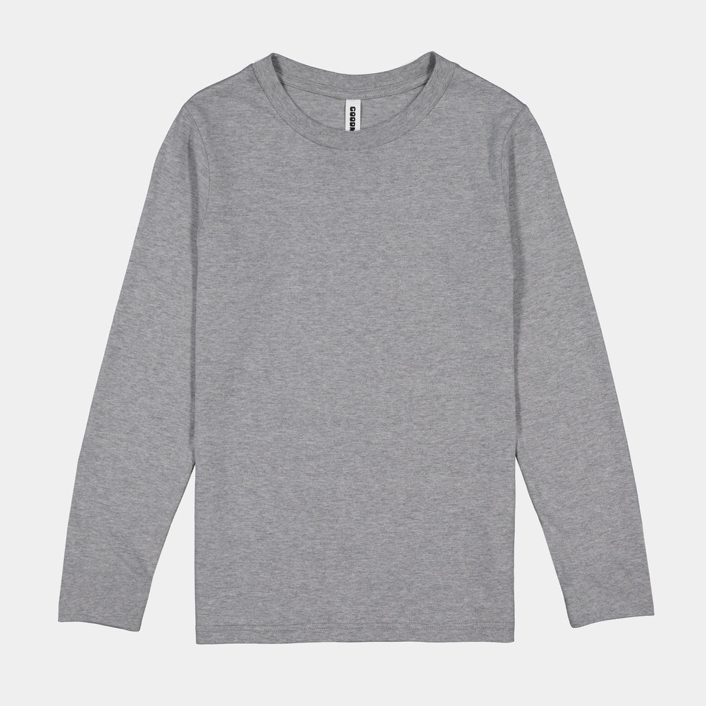 Grey Marle Kids Basis Long Sleeve Tee