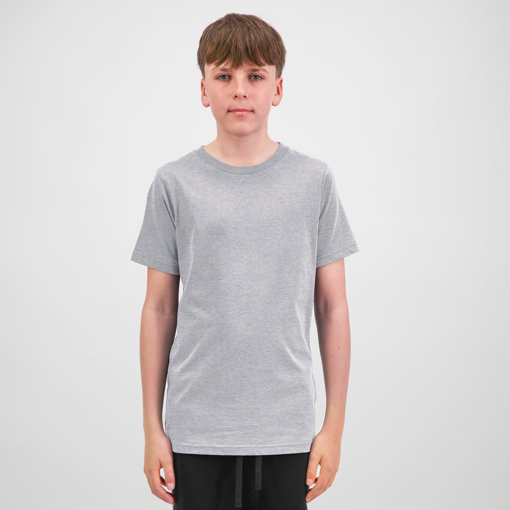 Grey Marle Youth Basis Short Sleeve Tee
