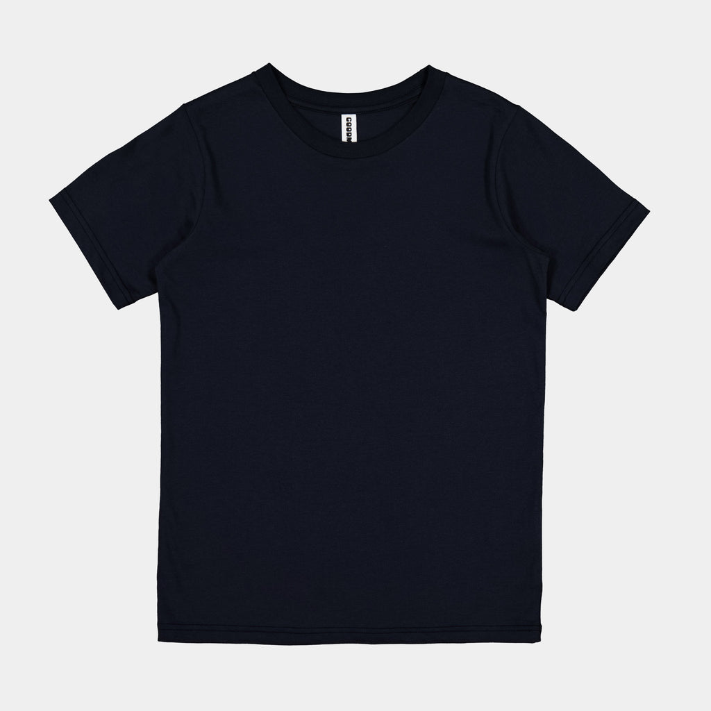 Navy Kids Basis Short Sleeve Tee