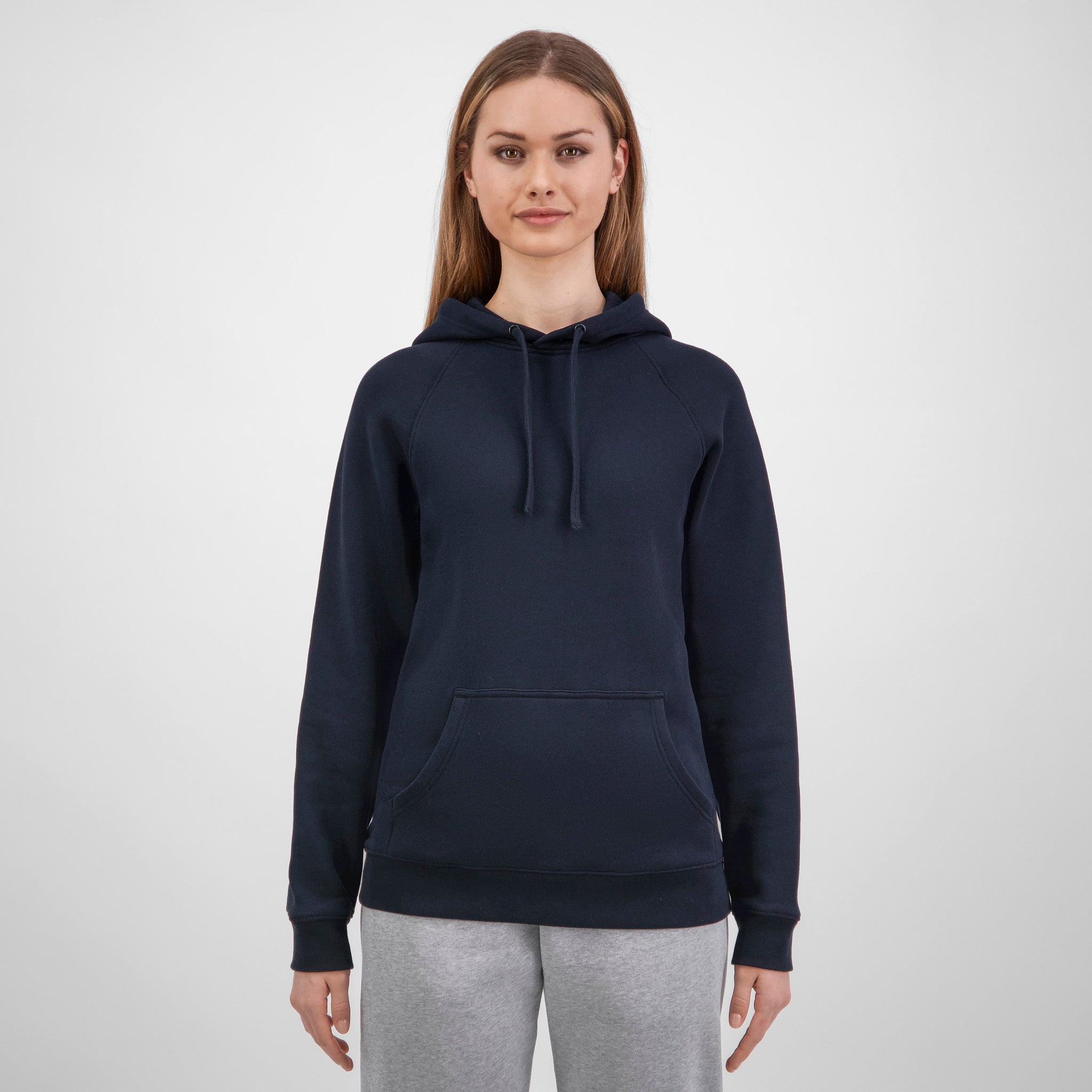 Navy Womens Basis Hoodie