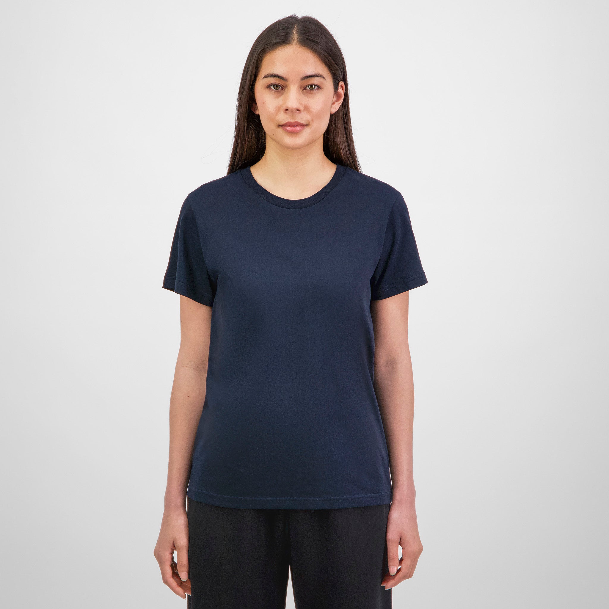 Navy Womens Basis Short Sleeve Tee