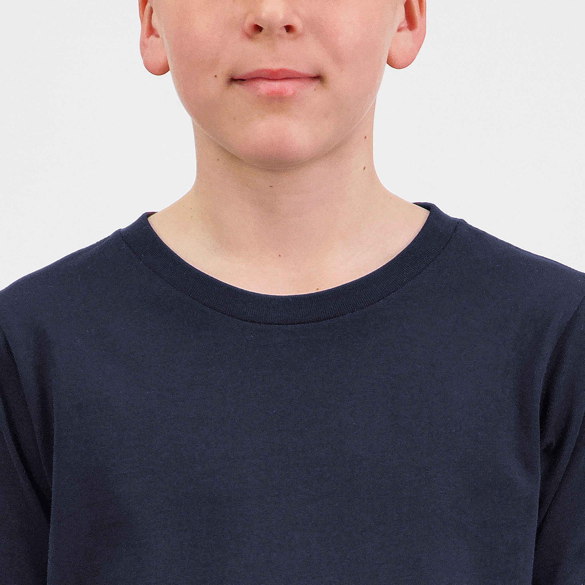 Navy Youth Basis Short Sleeve Tee