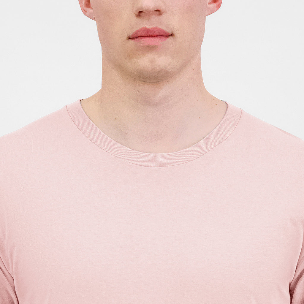 Pink Mens Basis Short Sleeve Tee