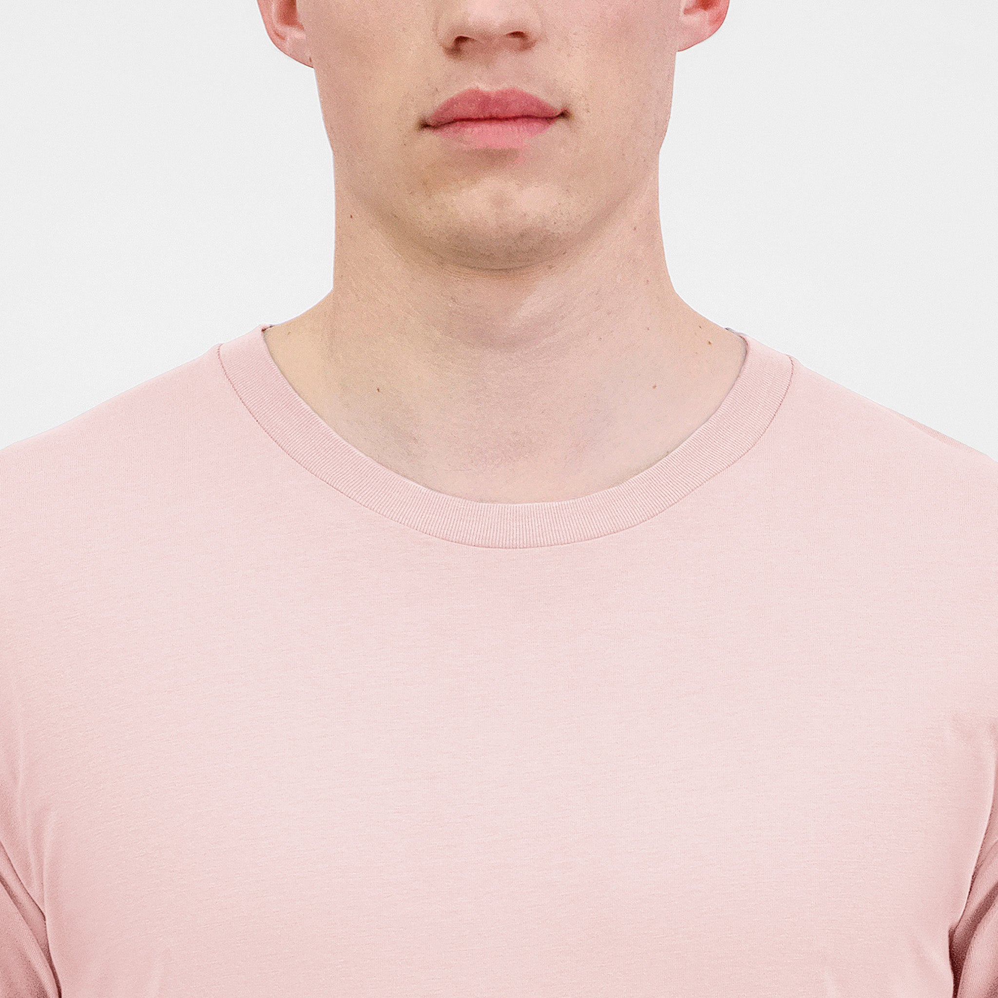 Pink Mens Basis Short Sleeve Tee
