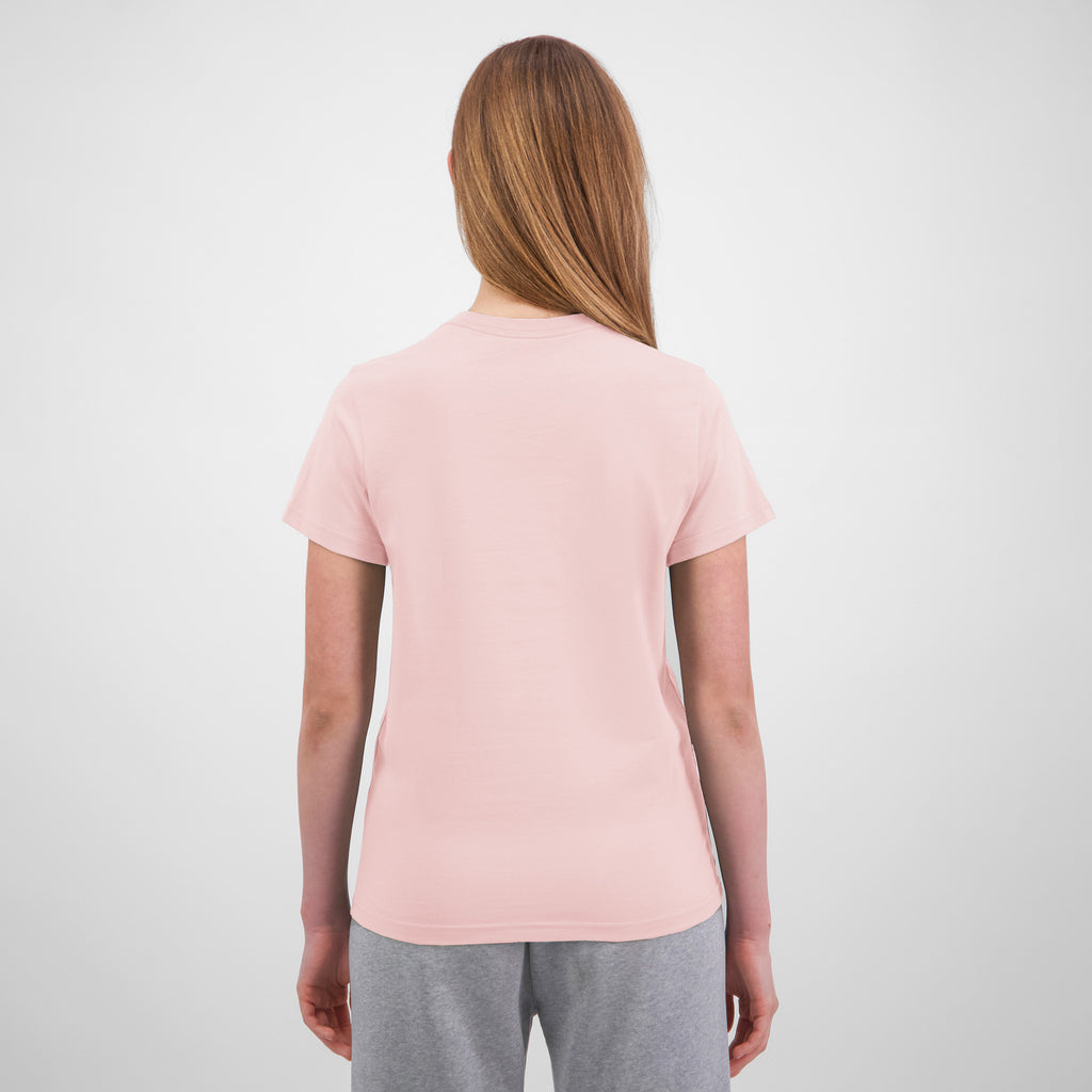 Pink Womens Basis Short Sleeve Tee