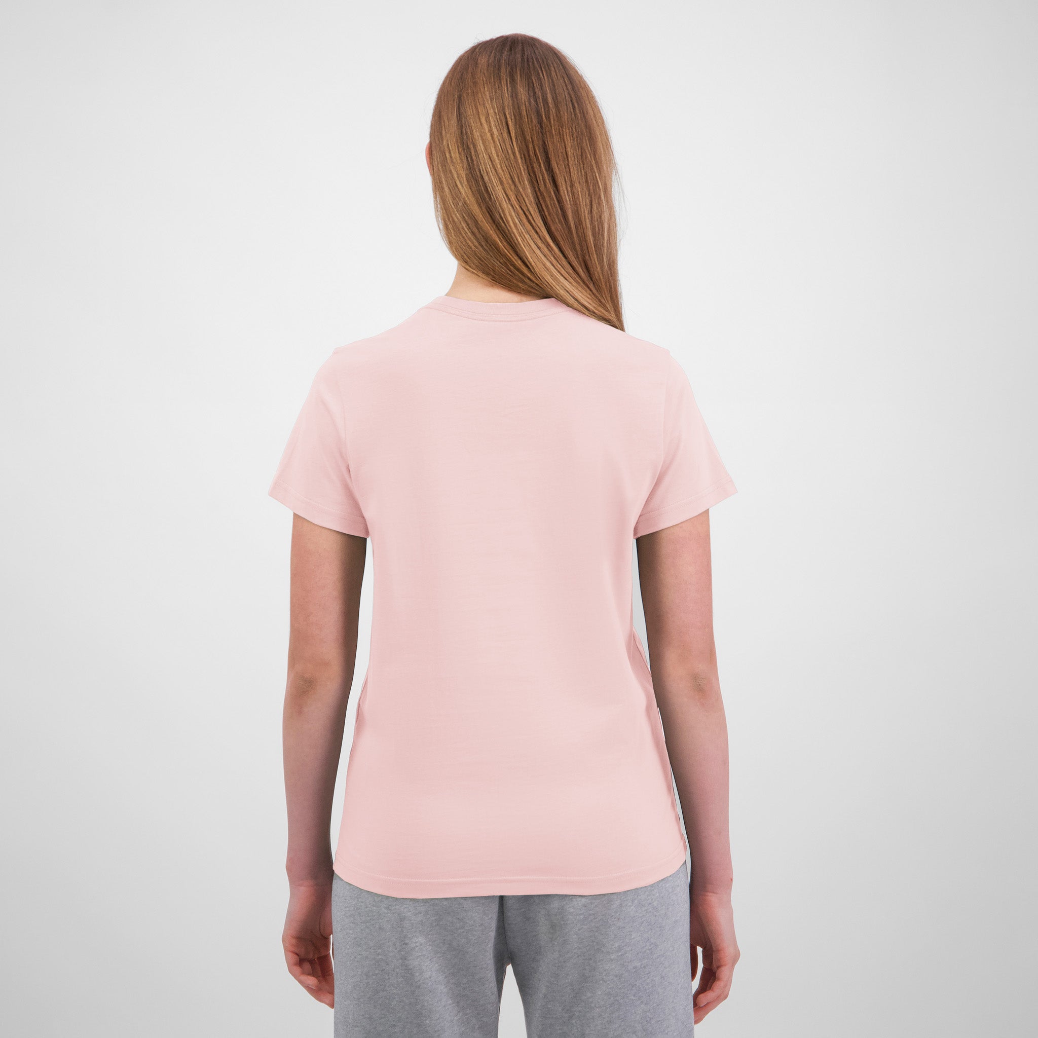 Pink Womens Basis Short Sleeve Tee