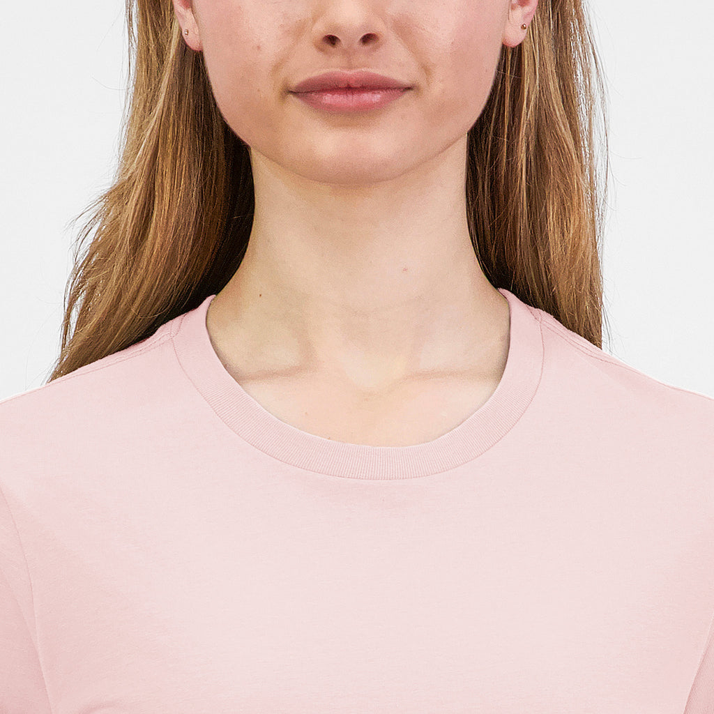 Pink Womens Basis Short Sleeve Tee