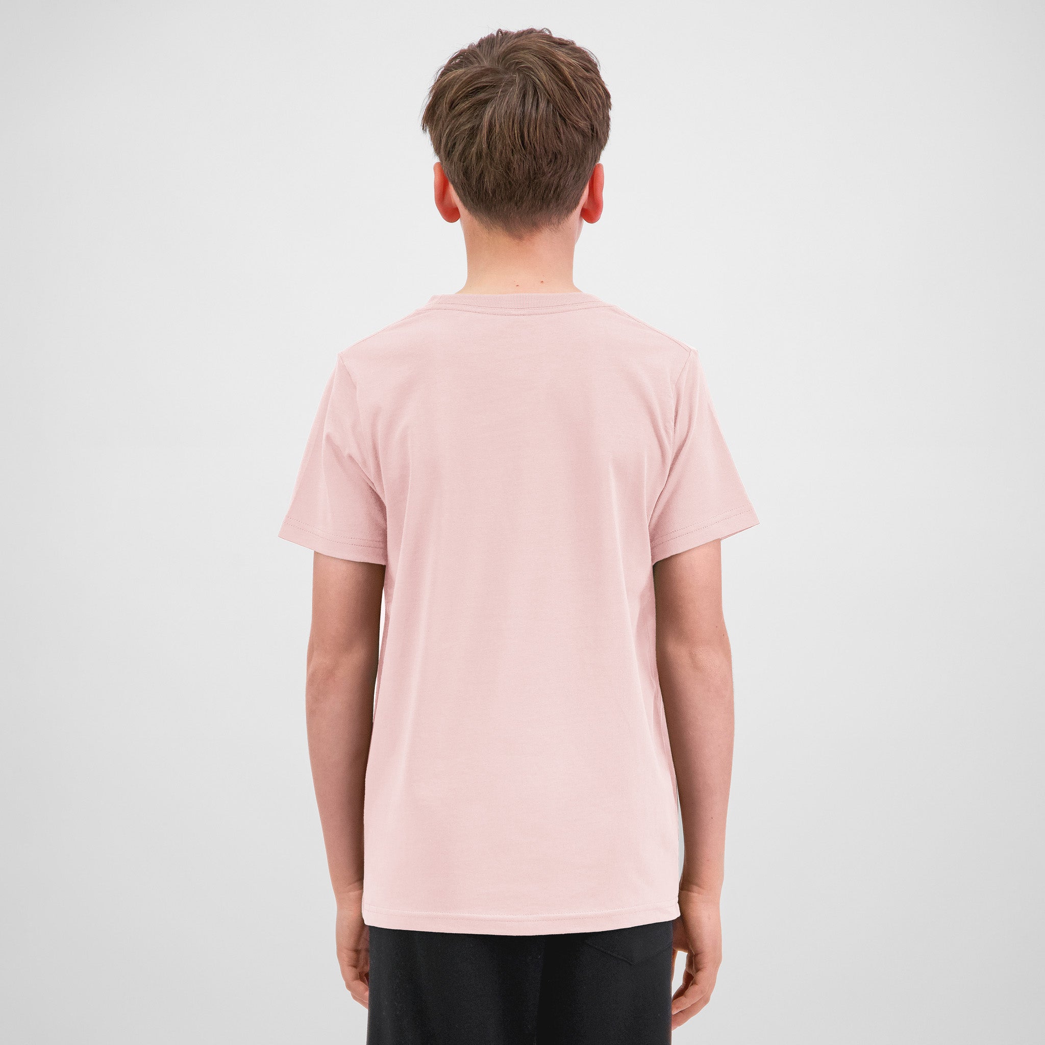 Pink Youth Basis Short Sleeve Tee