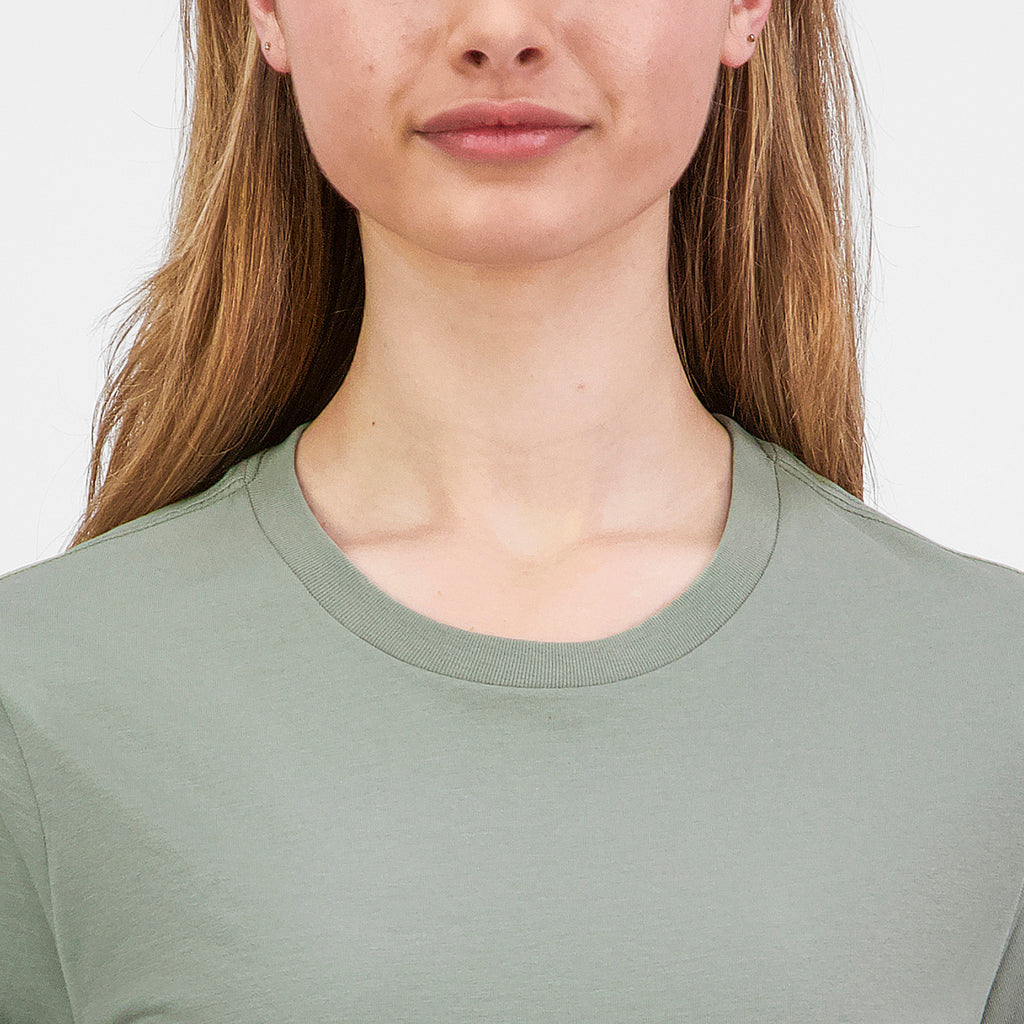 Pistachio Womens Basis Short Sleeve Tee