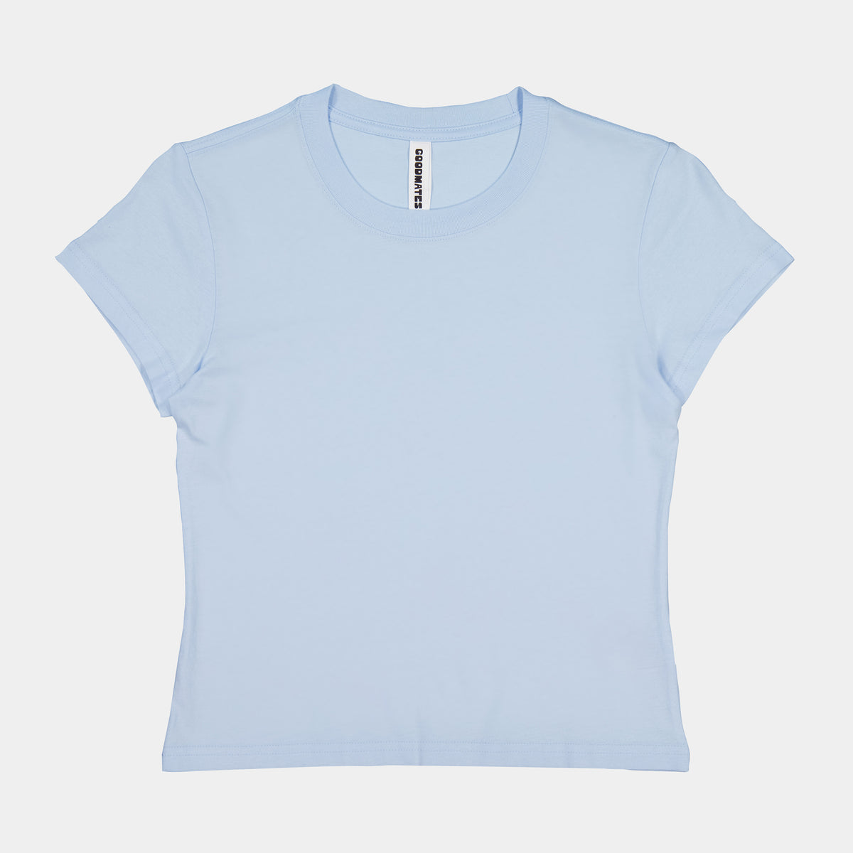 Powder Blue Womens Baby Tee