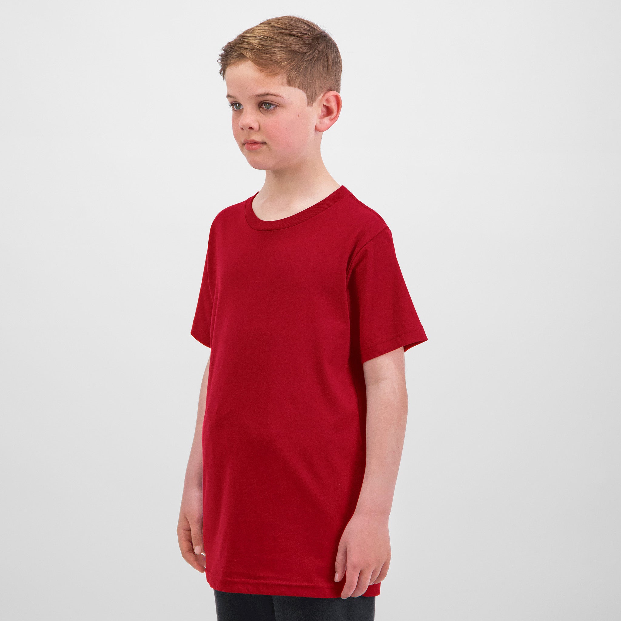 Red Kids Basis Short Sleeve Tee