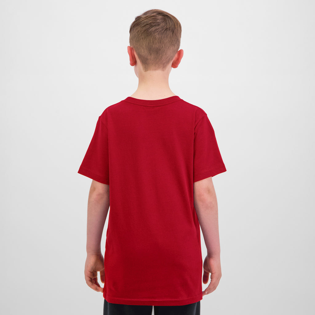 Red Kids Basis Short Sleeve Tee