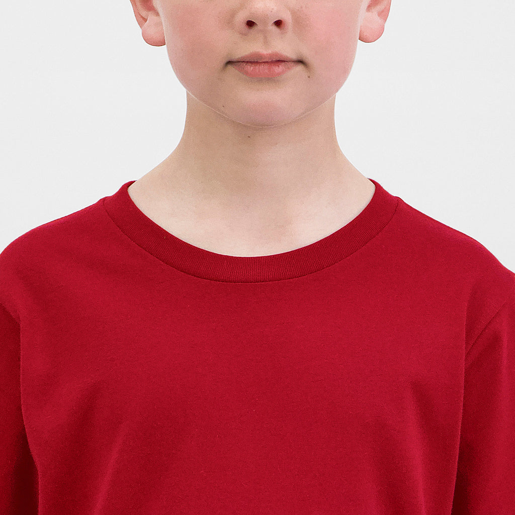 Red Kids Basis Short Sleeve Tee