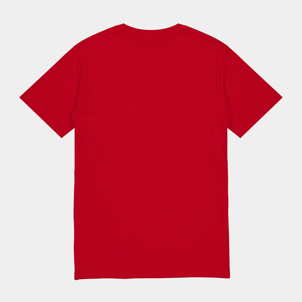 Red Mens Basis Short Sleeve Tee