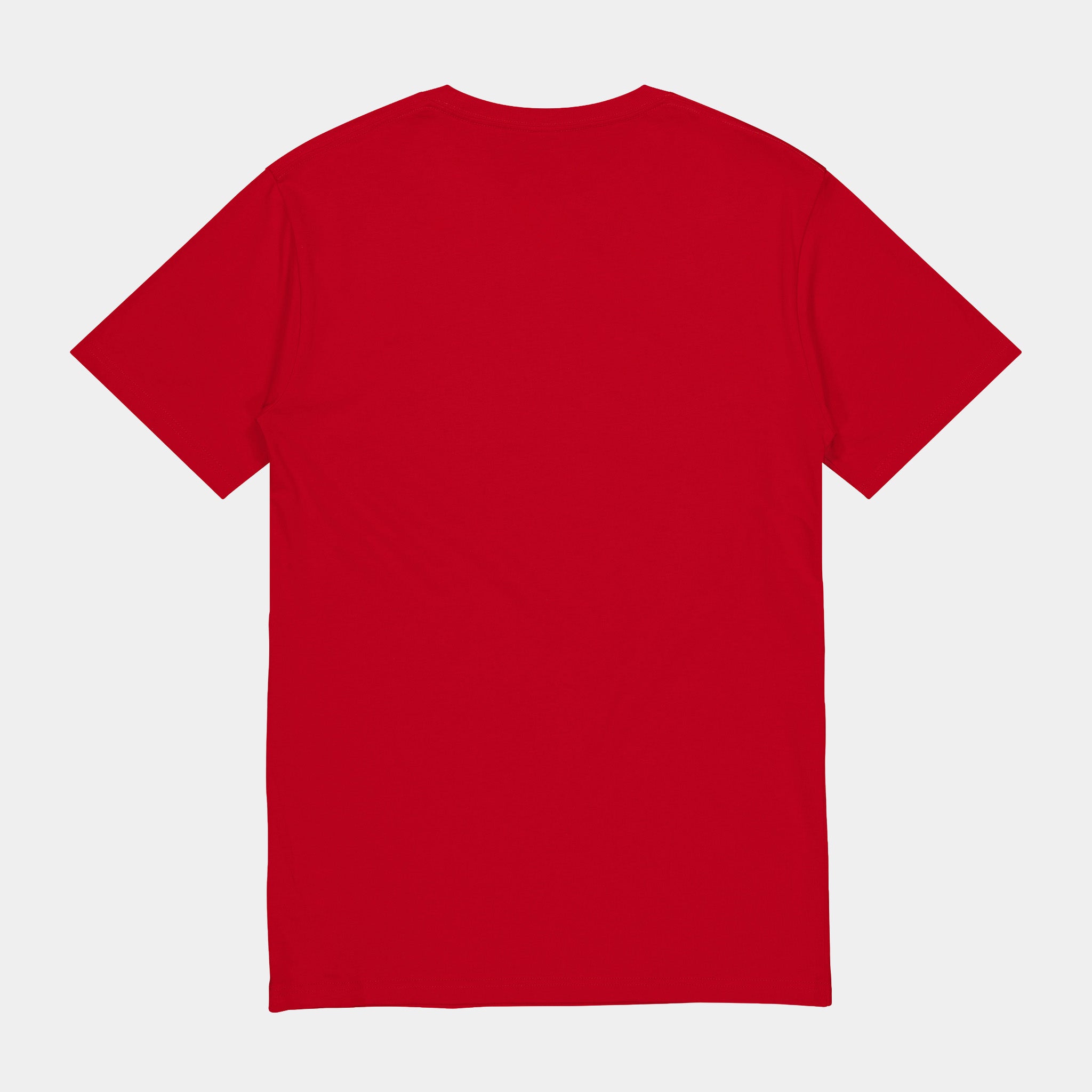 Red Mens Basis Short Sleeve Tee