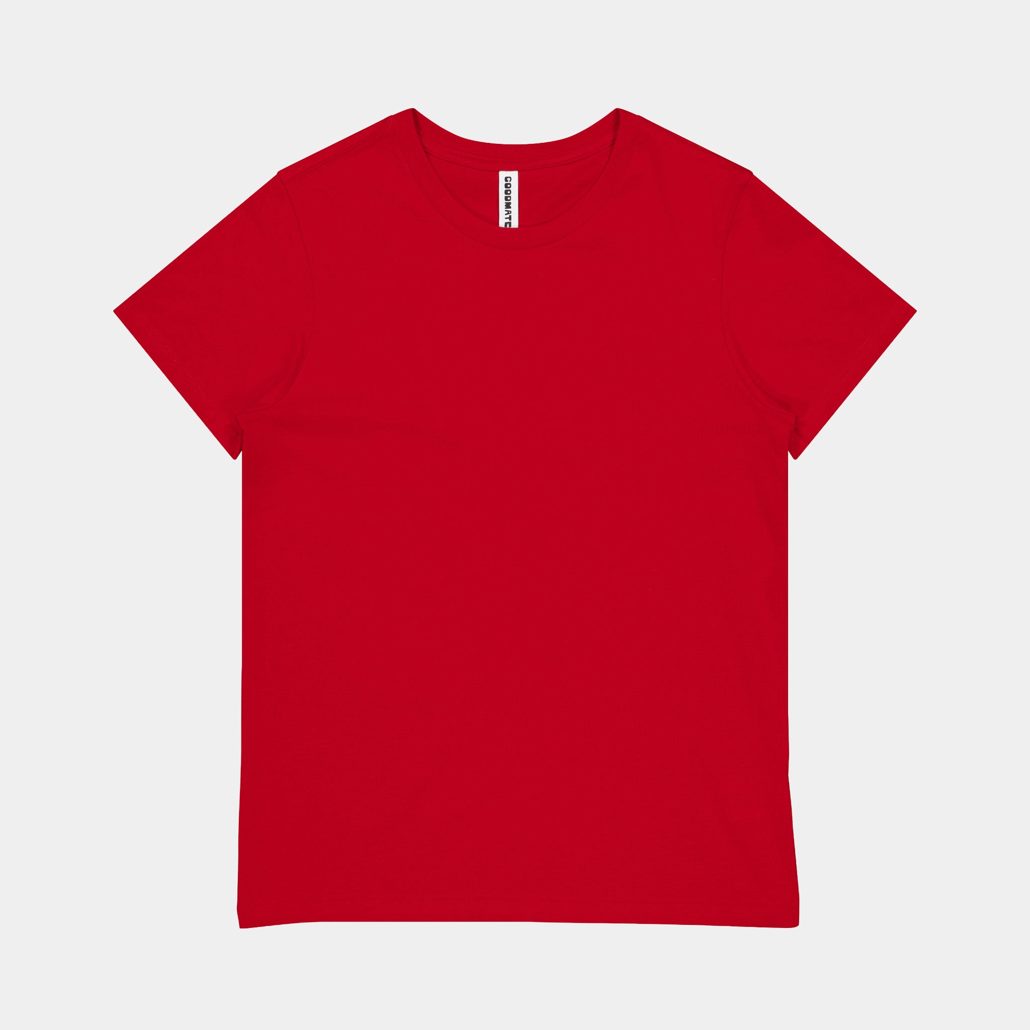 Red Womens Basis Short Sleeve Tee