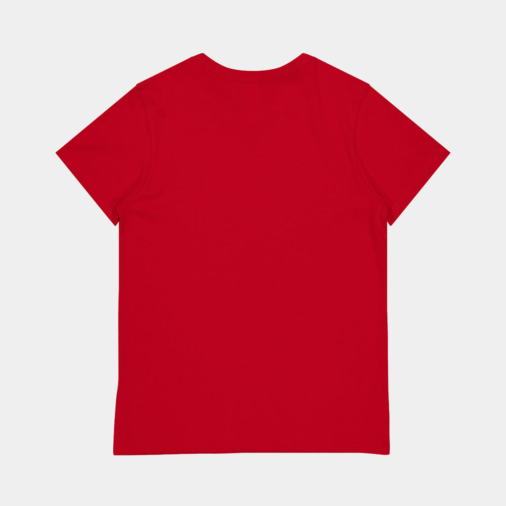 Red Womens Basis Short Sleeve Tee