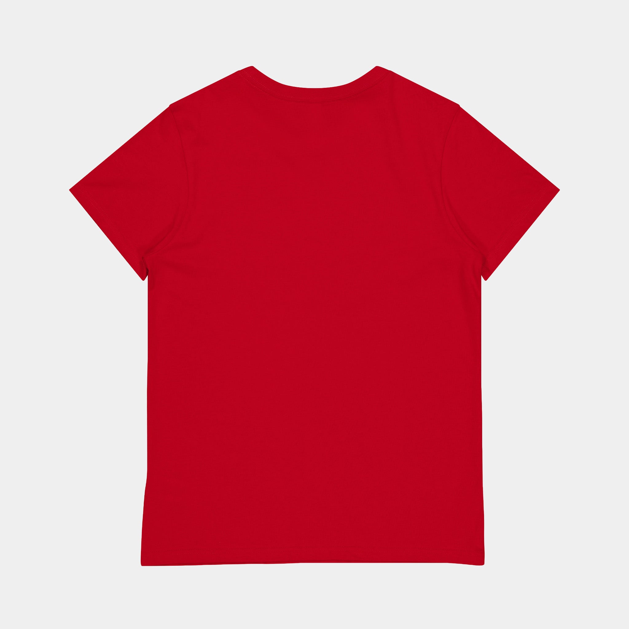 Red Womens Basis Short Sleeve Tee