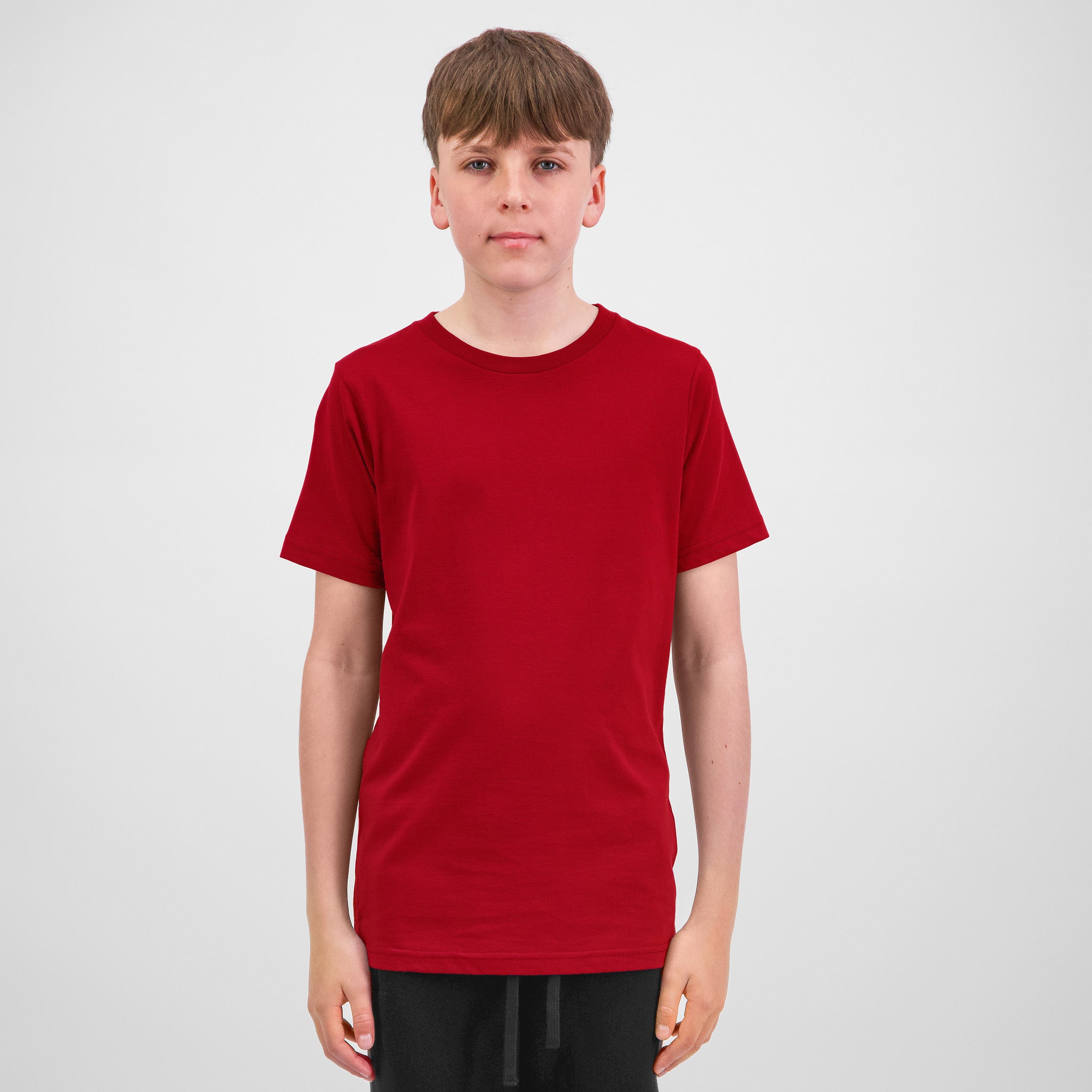 Red Youth Basis Short Sleeve Tee