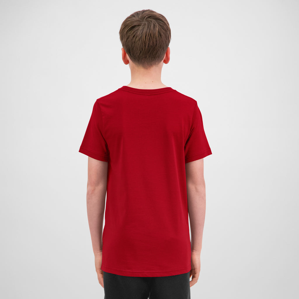 Red Youth Basis Short Sleeve Tee