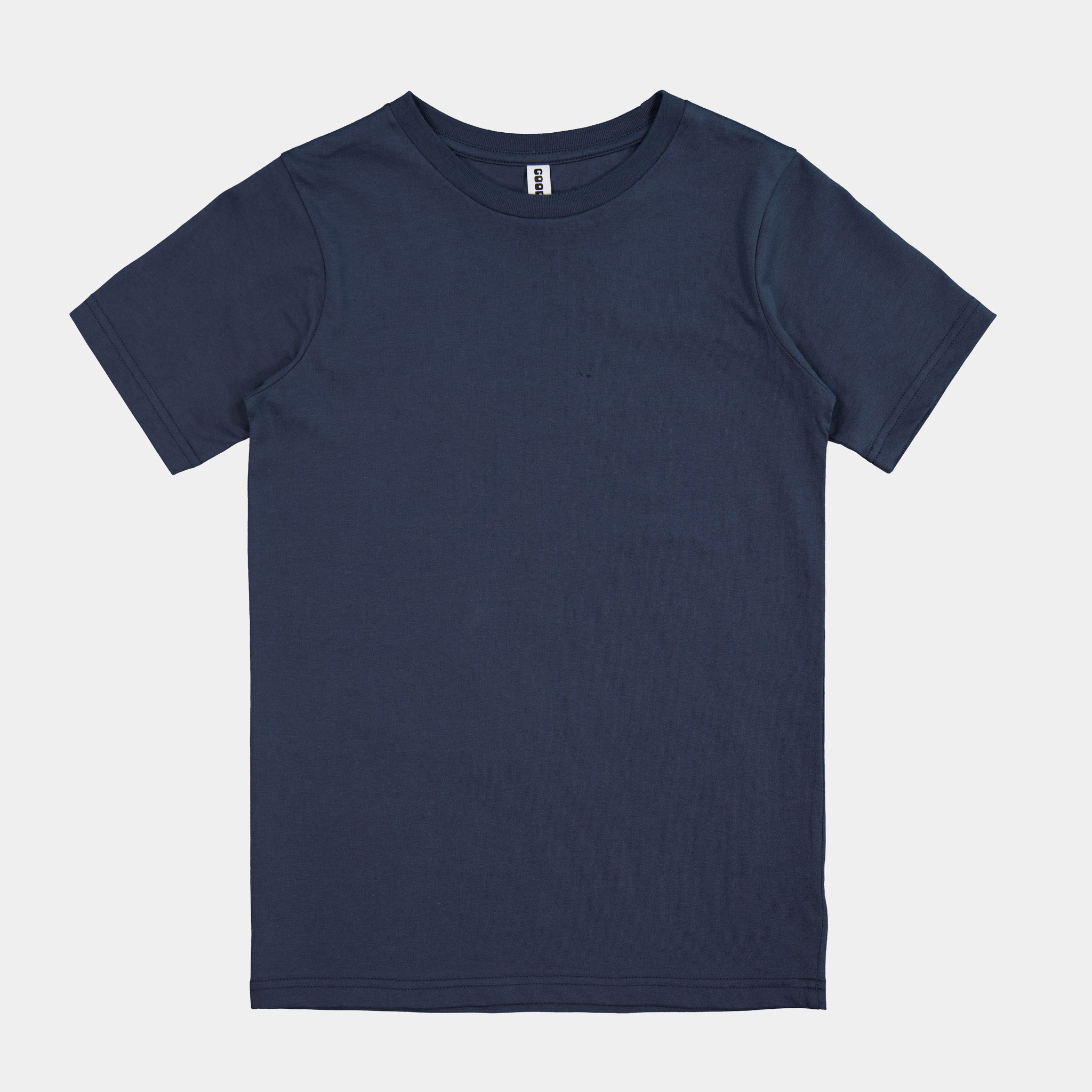 Steel Blue Kids Basis Short Sleeve Tee