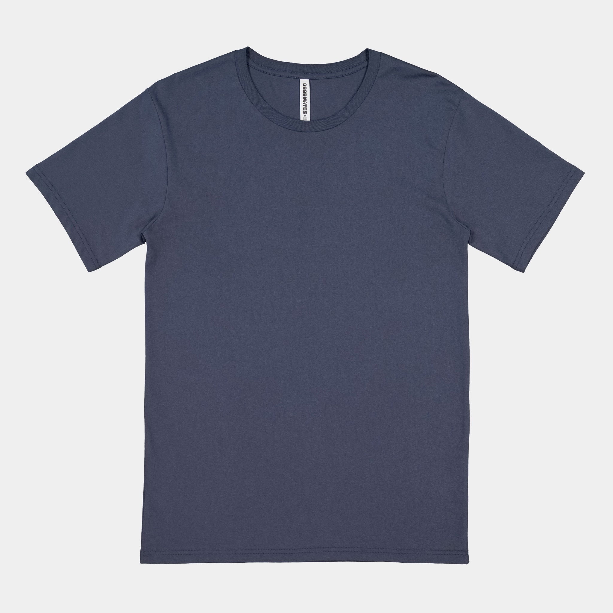 Steel Blue Mens Basis Short Sleeve Tee